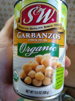 S&W Organic Garbanzos Chick Peas