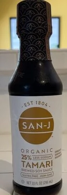 San-J Organic Tamari Gluten Free Soy Sauce Reduced Sodium