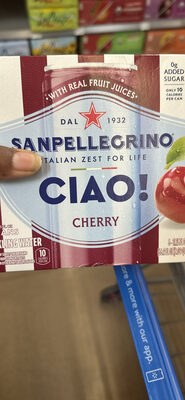 Sanpellegrino CIAO! CHERRY SPARKLING WATER