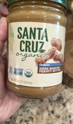 Santa Cruz Organic Creamy Dark Roasted Peanut Butter
