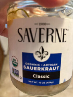 Saverne Organic sauerkraut