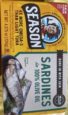 Season Sardines in 100% Olive Oil