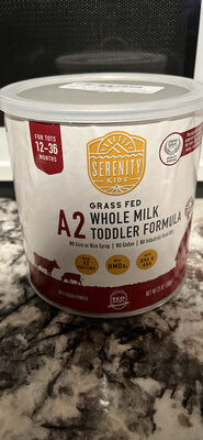 Serenity Kids A2 Whole Milk Toddler Formula