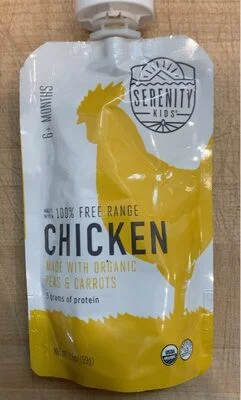 Serenity Kids Chicken made with organic peas & carrots