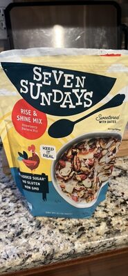 Seven Sundays Rise & Shine Mix Strawberry Banana Nut
