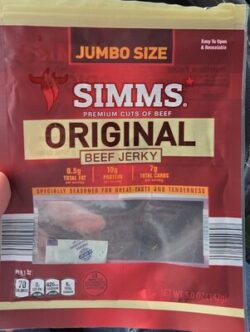 Simms Original Beef Jerky Jumbo Size