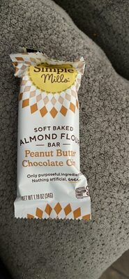 Simple Mills Soft Baked Almond Flour Bars Peanut Butter Chocolate Chip