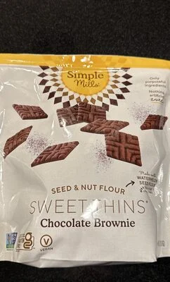Simple Mills Sweet Thins Chocolate Brownie