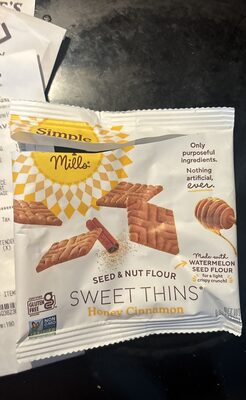 Simple Mills Sweet Thins Honey Cinnamon