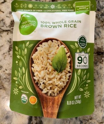 simple truth organic 100% Whole Grain Brown Rice