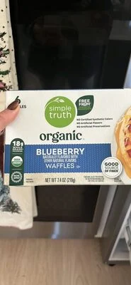 simple truth organic blueberry waffles