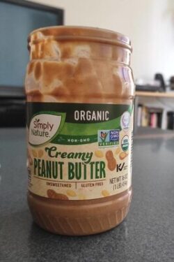 Simply Nature Creamy Peanut Butter