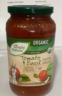 Simply Nature Tomato & Basil Pasta Sauce