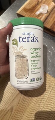 simply tera's organic whey protein