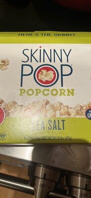 SkinnyPop Sea Salt Microwave Popcorn