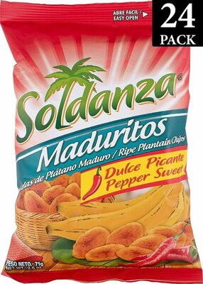 Soldanza Plantain Chips Dulce Picante Pepper Sweet