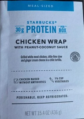 Starbucks Chicken wrap