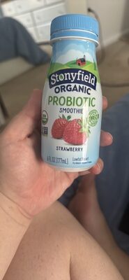 Stonyfield ORGANIC PROBIOTIC SMOOTHIE STRAWBERRY