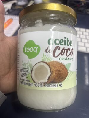 Taeq Aceite de coco orgánico