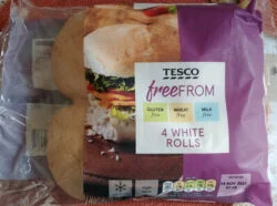 Tesco 4 White Rolls