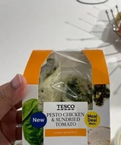 Tesco Chicken Pesto Wrap