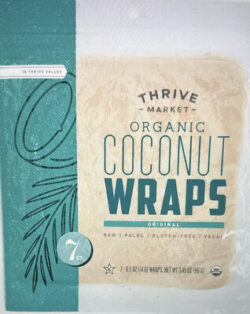 Thrive Market Organic Coconut Wraps Original