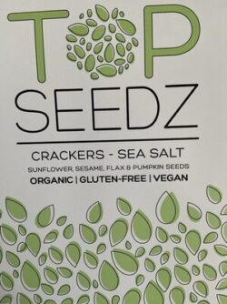 TOP SEEDZ CRACKERS - SEA SALT