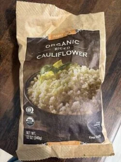 Trader Giotto's Organic Riced Cauliflower