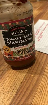 Trader Giotto's Tomato Basil Marinara