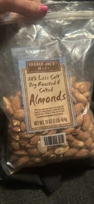 Trader Joe's 50% Less Salt Dry Roasted & Salted Almonds
