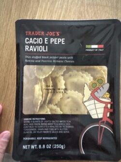 Trader Joe's CACIO E PEPE RAVIOLI