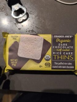 Trader Joe's Dark Chocolate Mocha Rice Cake Thins