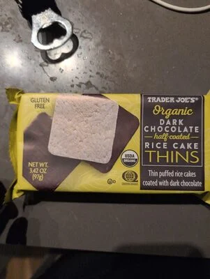 Trader Joe's Dark Chocolate Mocha Rice Cake Thins