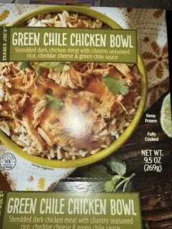 Trader Joe's Green Chile Chicken Bowl