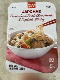 Trader Joe's Korean Sweet Potato Glass Noodles & Vegetable Stir Fry