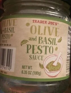 Trader Joe's Olive and Basil Pesto Sauce