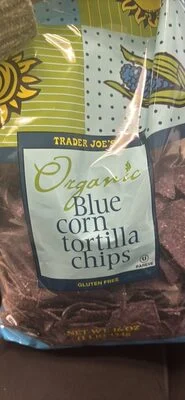 Trader Joe's Organic Blue corn tortilla chips