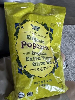 Trader Joe's Organic Popcorn with Organic Extra Virgin Olive Oil