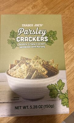 Trader Joe's Parsley Crackers