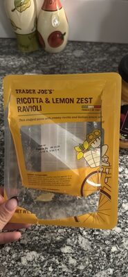 Trader Joe's RICOTTA & LEMON ZEST RAVIOLI