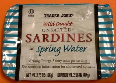 Trader Joe's Sardines in Spring Water