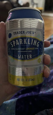 Trader Joe's Sparkling Water Natural Blueberry Lemonade Flavor