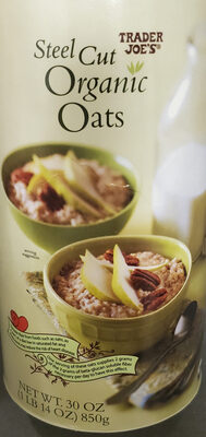 Trader Joe's Steel Cut Organic Oats