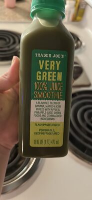 Trader Joe's VERY GREEN 100% JUICE SMOOTHIE