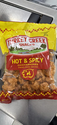 Turkey Creek Hot & Spicy Chicharrones Fried Pork Skins