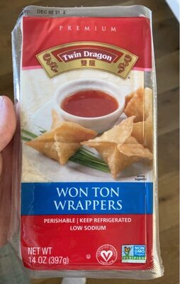 Twin Dragon Won ton wrappers