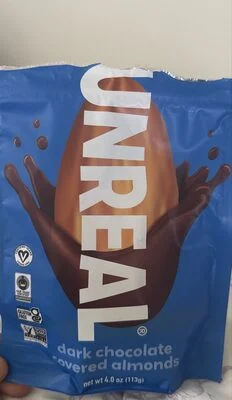 UNREAL dark chocolate covered almonds