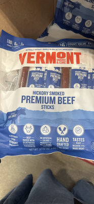 Vermont Smoke & Cure Hickory Smoked Premium Beef Sticks