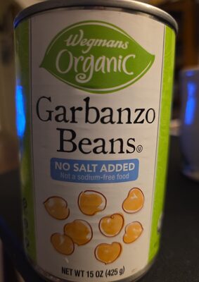 Wegmans Garbanzo Beans NO SALT ADDED