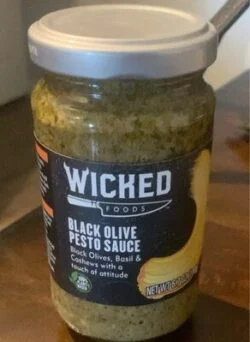 Wicked Foods Black Olive Pesto Sauce